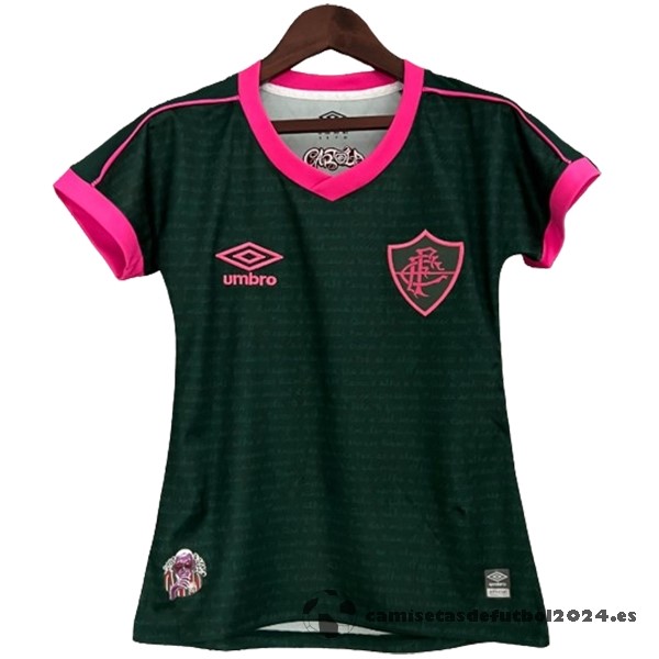 Tercera Camiseta Mujer Fluminense 2023 2024 Verde Venta Replicas