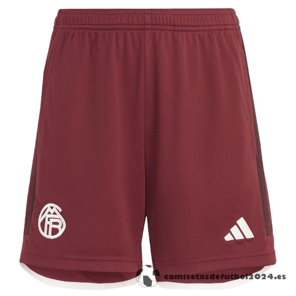 Tercera Pantalones Bayern Múnich 2023 2024 Rojo Venta Replicas