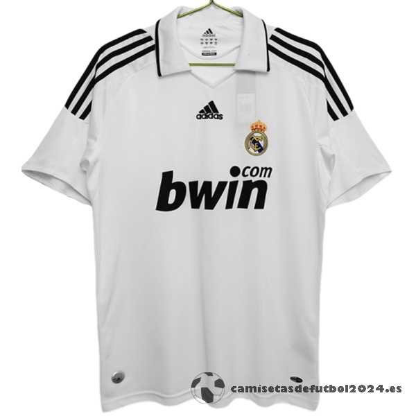 Casa Camiseta Real Madrid Retro 2008 2009 Blanco Venta Replicas