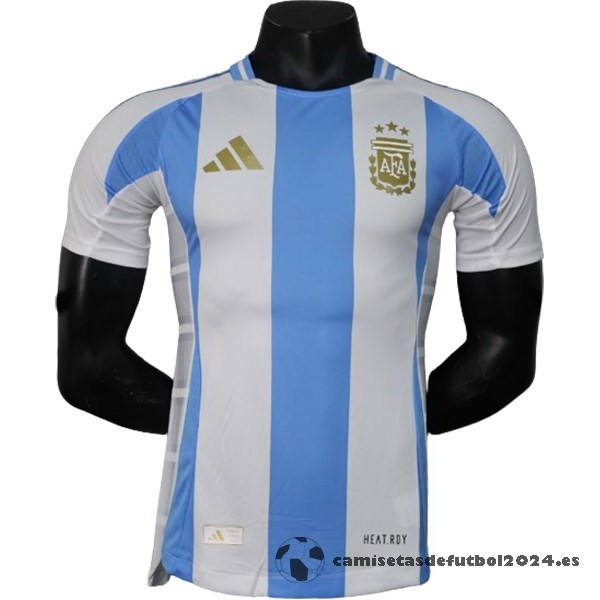 Casa Jugadores Camiseta Argentina 2024 Azul Blanco Venta Replicas