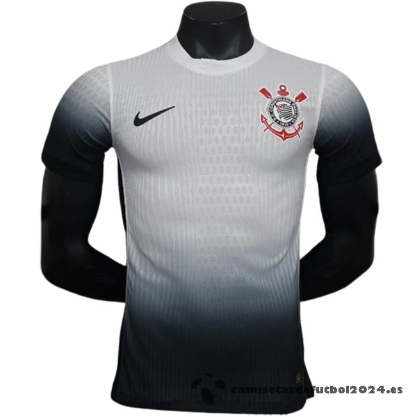 Casa Jugadores Camiseta Corinthians Paulista 2024 2025 Blanco Negro Venta Replicas