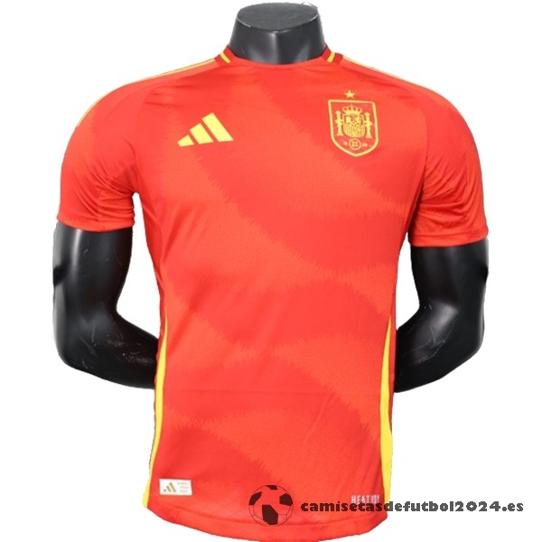 Casa Jugadores Camiseta España 2024 Rojo Venta Replicas