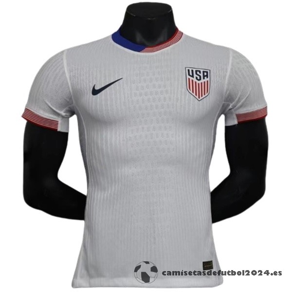 Casa Jugadores Camiseta Estados Unidos 2024 Blanco Venta Replicas