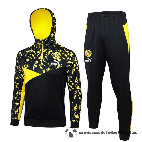 Chaqueta Con Capucha Borussia Dortmund 2023 2024 Negro I Amarillo Venta Replicas