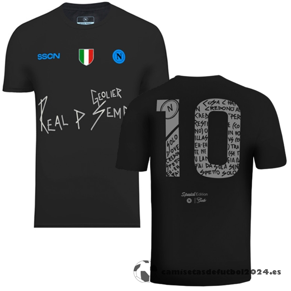 NO.10 Tailandia Especial Camiseta Napoli 2024 Negro Venta Replicas