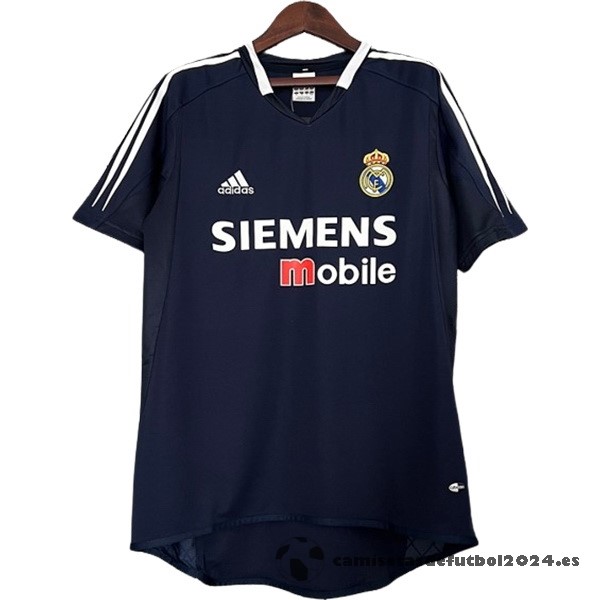 Segunda Camiseta Real Madrid Retro 2004 2005 Azul Venta Replicas