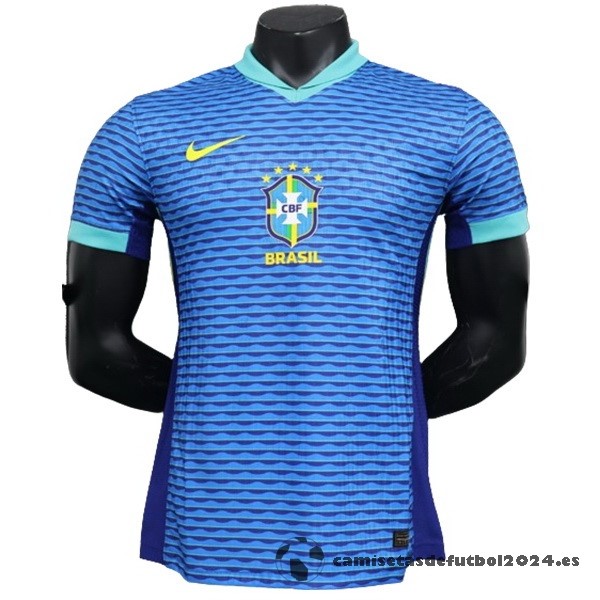 Segunda Jugadores Camiseta Brasil 2024 Azul Venta Replicas