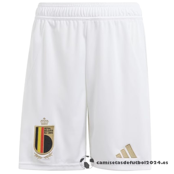Segunda Pantalones Bélgica 2024 Blanco Venta Replicas