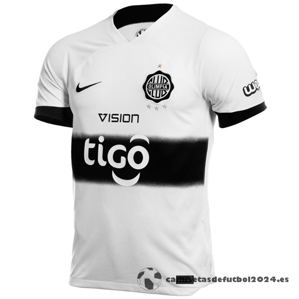 Tailandia Casa Camiseta Club Olimpia 2024 2025 Blanco Venta Replicas