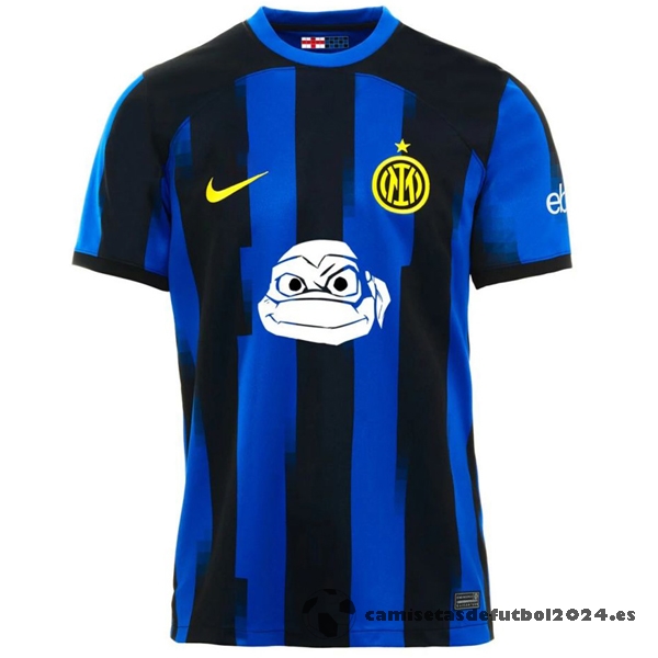 Tailandia Casa Camiseta Inter Milán 2023 2024 Azul Blanco Venta Replicas