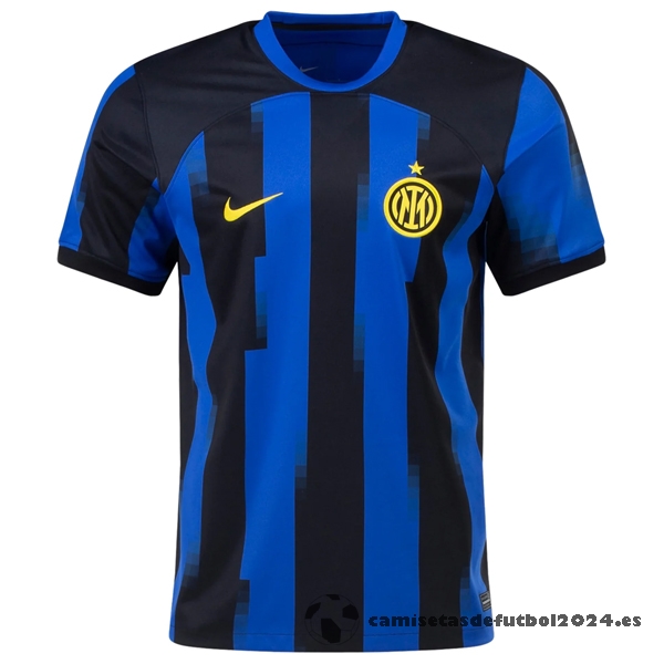 Tailandia Casa Camiseta Inter Milán 2023 2024 I Azul Venta Replicas
