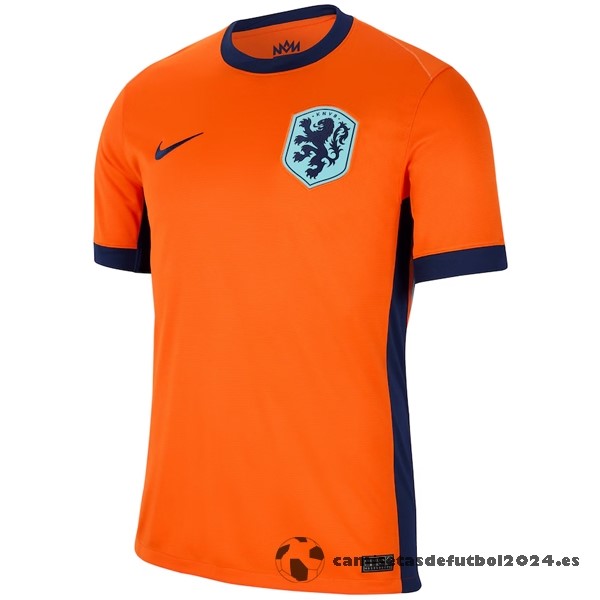 Tailandia Casa Camiseta Países Bajos 2024 Naranja Venta Replicas