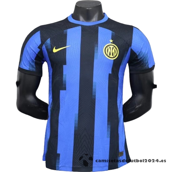 Tailandia Casa Jugadores Camiseta Inter Milán 2023 2024 Azul Negro Venta Replicas