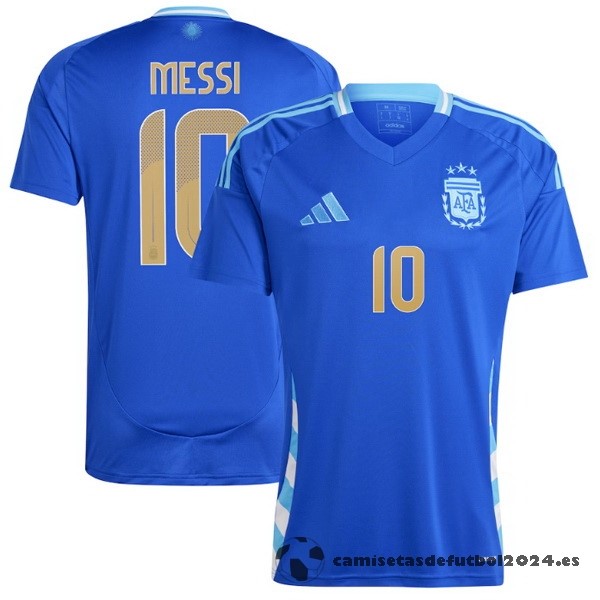 Tailandia NO.10 Messi Segunda Camiseta Argentina 2024 Azul Venta Replicas