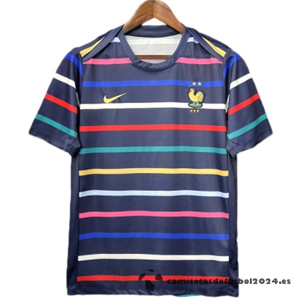 Tailandia Previo al partido Camiseta Francia 2024 Azul Venta Replicas