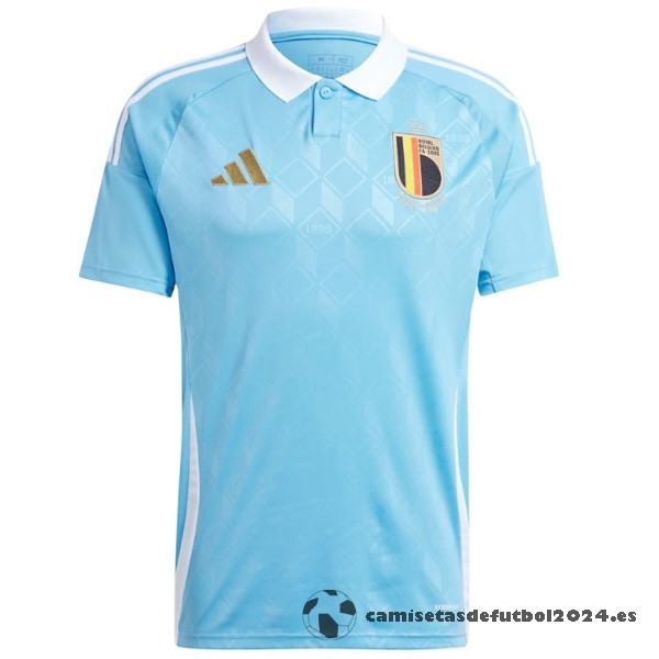 Tailandia Segunda Camiseta Bélgica 2024 Azul Venta Replicas