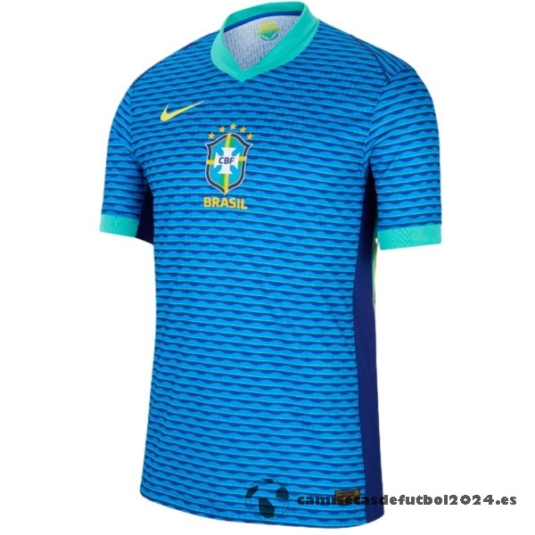 Tailandia Segunda Camiseta Brasil 2024 Azul Venta Replicas