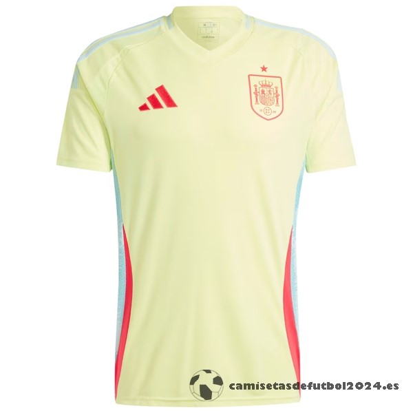 Tailandia Segunda Camiseta España 2024 Amarillo Venta Replicas