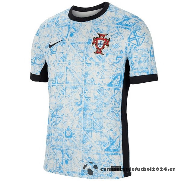 Tailandia Segunda Camiseta Portugal 2024 Azul Venta Replicas