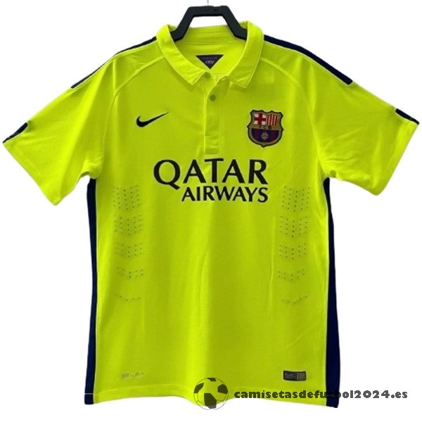 Tercera Camiseta Barcelona Retro 2014 2015 Verde Venta Replicas