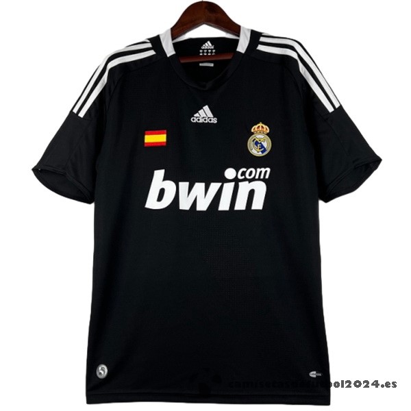 Tercera Camiseta Real Madrid Retro 2008 2009 Negro Venta Replicas